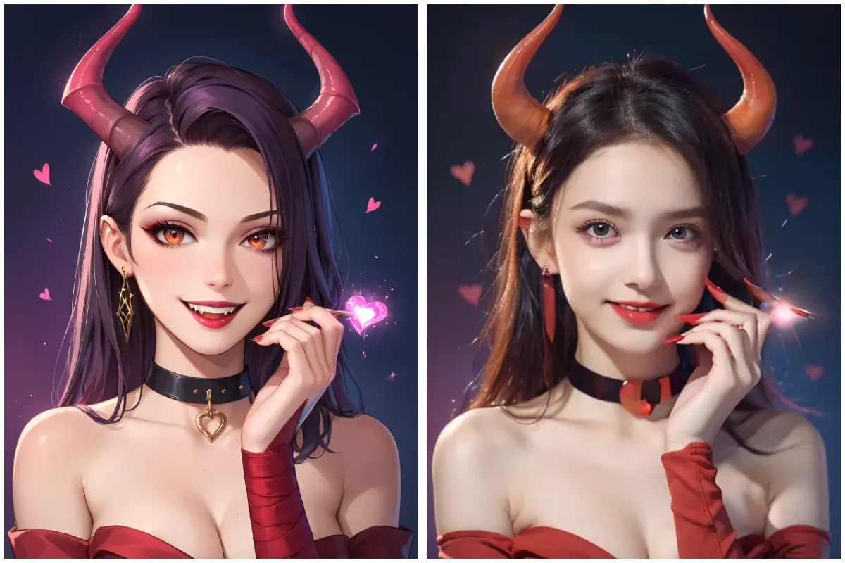 Turn Anime Characters into Realistic AI succubus