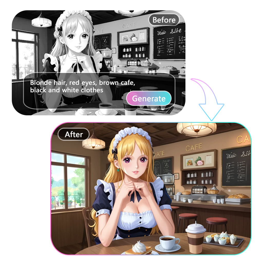 Free AI Manga Colorizer