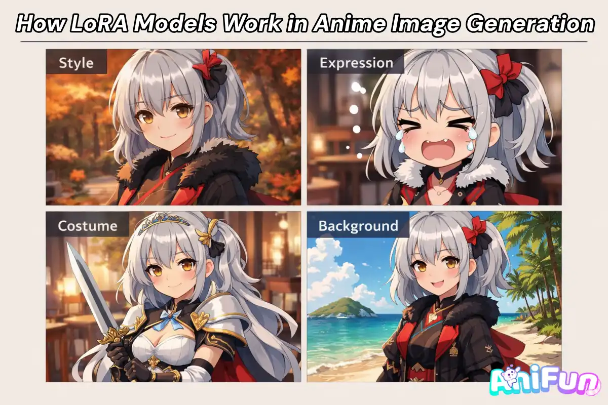 How LoRA Models Work in Anime Image Generation