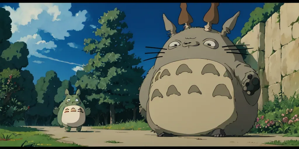 Studio Ghibli-style AI art example 4