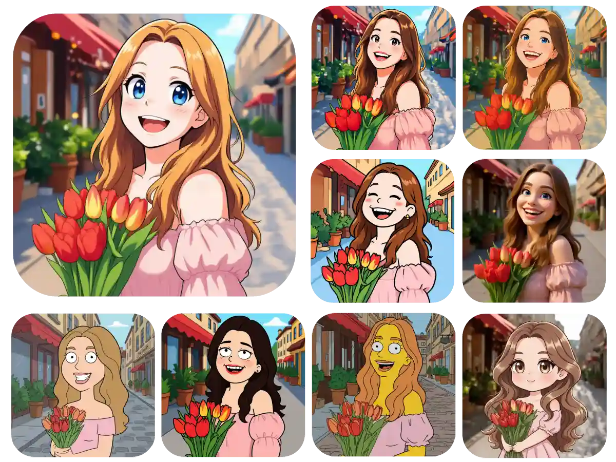 dozens cartoon style