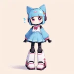 ロボット少女のユーザーアバター