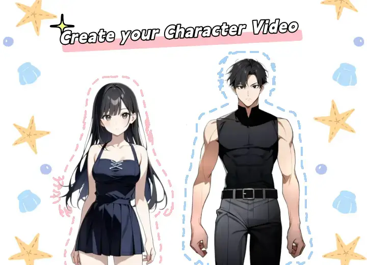 Create your character video