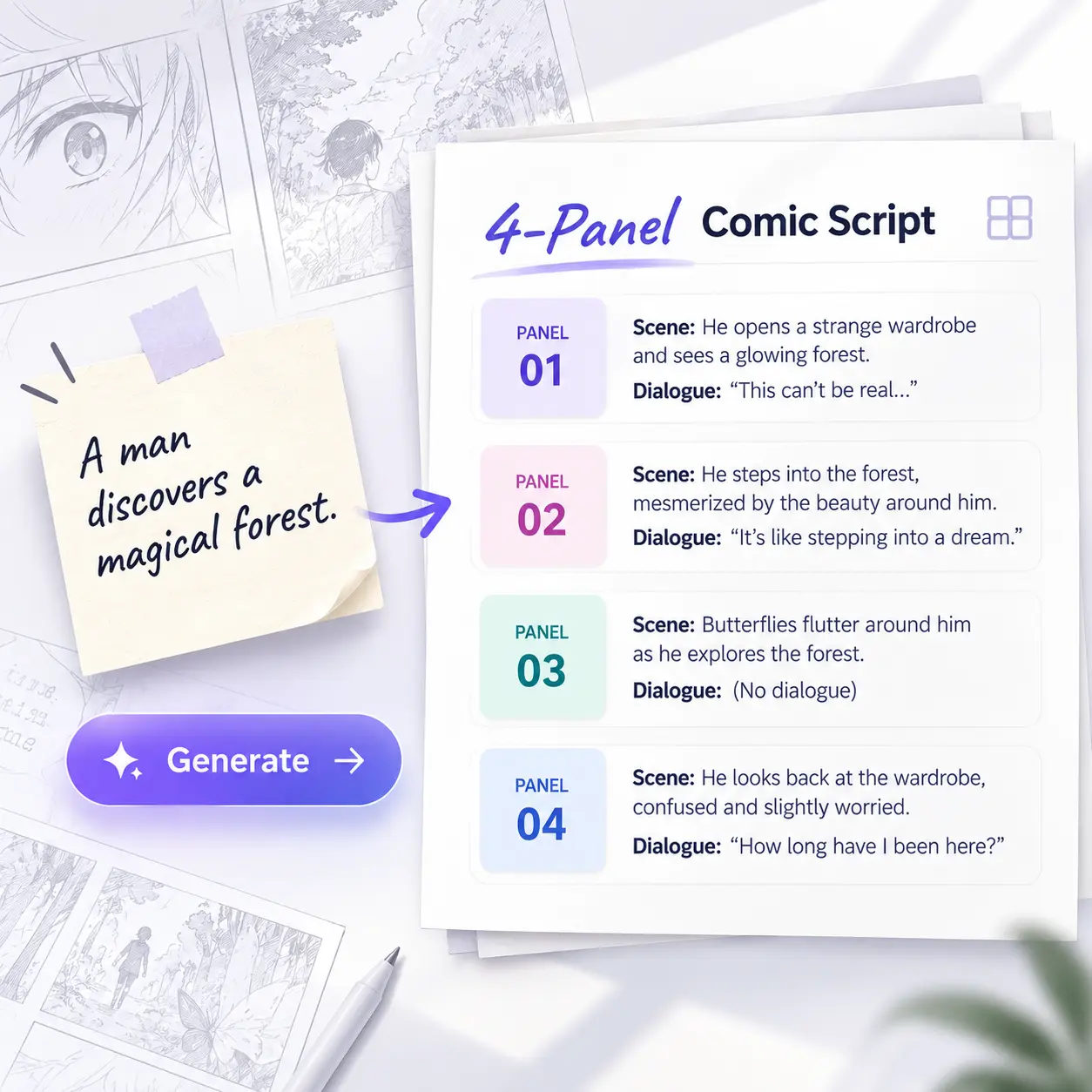 How to Generate Your Manga Script