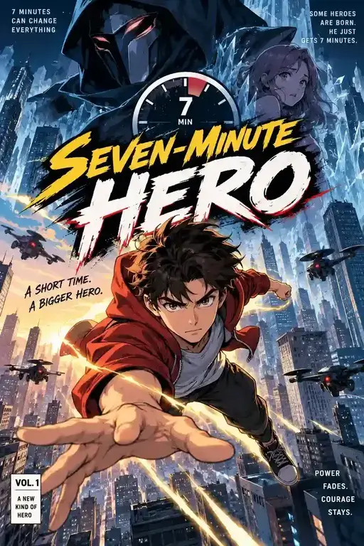 Seven-Minute Hero manga script example