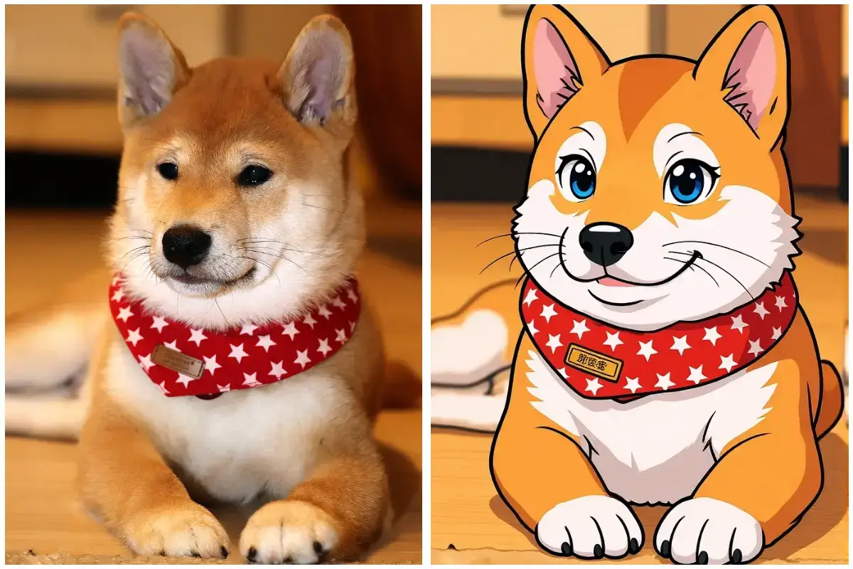 動物をアニメに