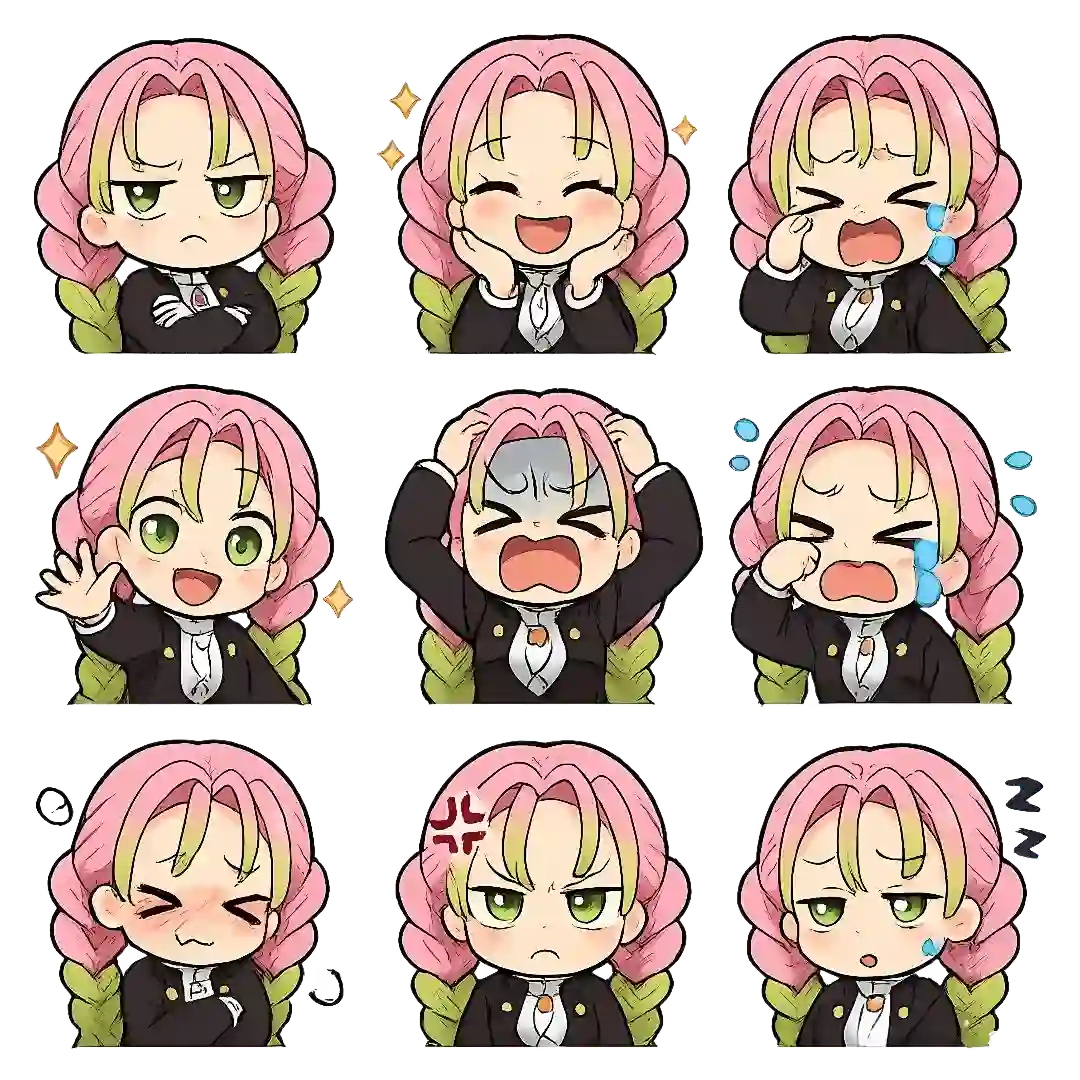 ちびキャラステッカー作成 preview
