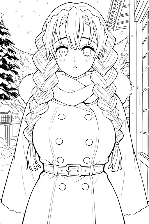 AI manga colorizer line art preset 5